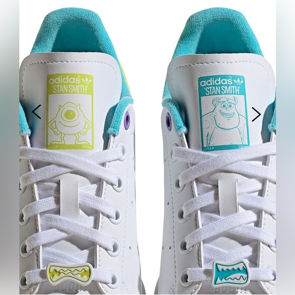 Adidas Stan Smith Monsters Inc Sneakers, Size 4 - Picture 2 of 16